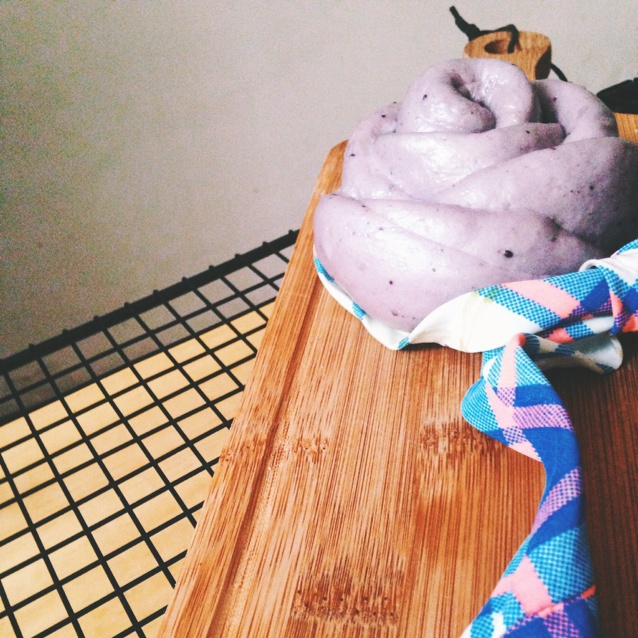 蓝莓酱杯纸馒头