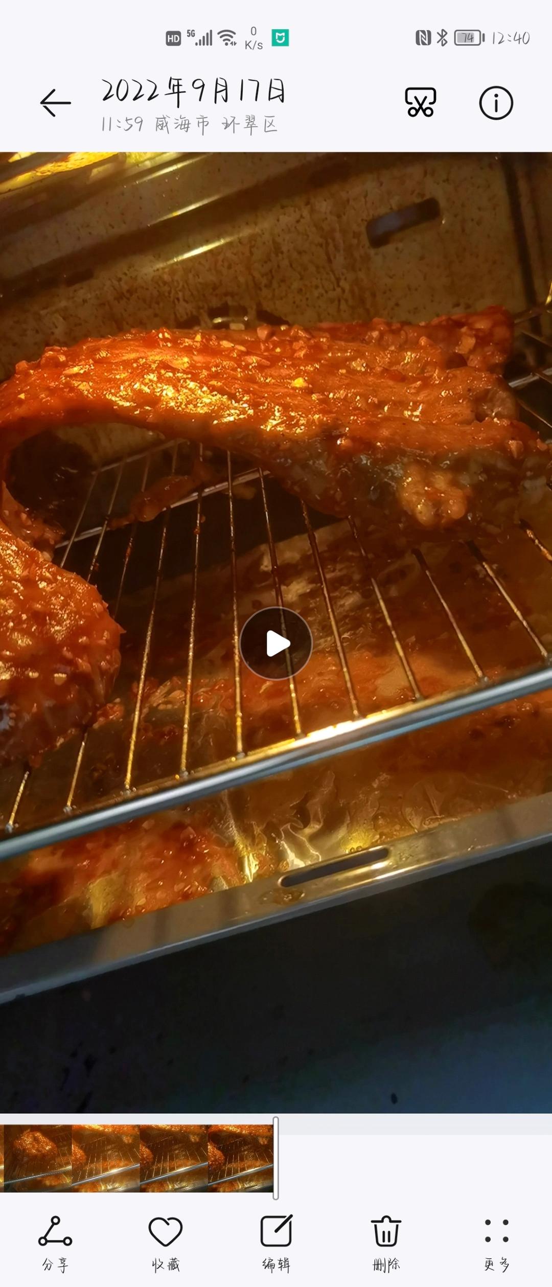 烤箱版美式BBQ的爆赞烤肋排