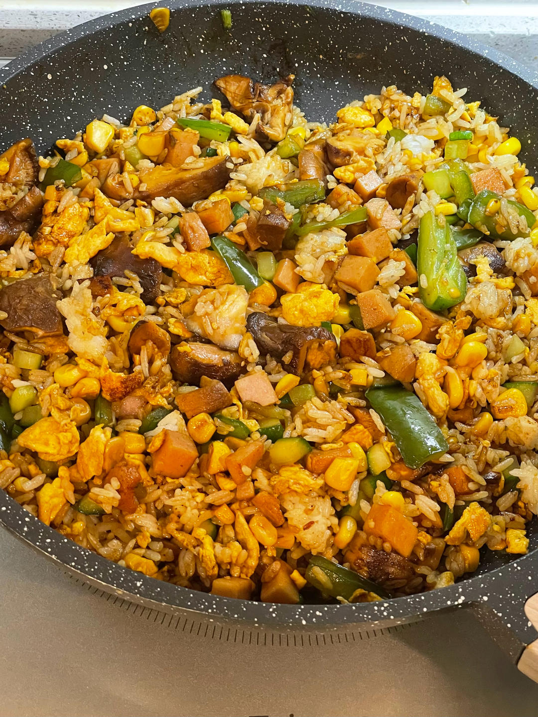 香菇肉丁油饭