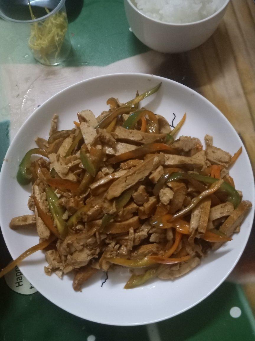 豆干炒青椒