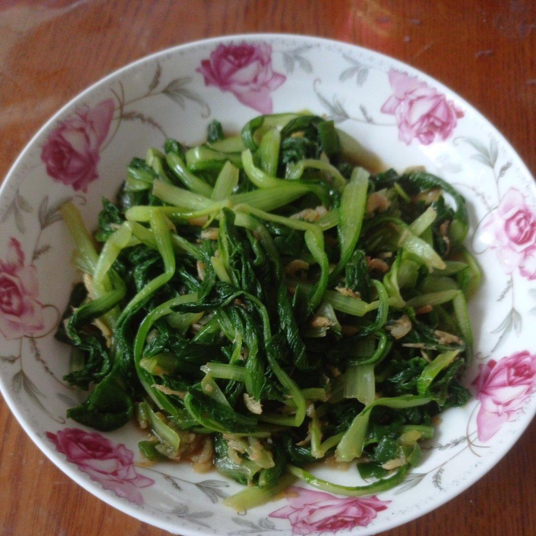超级好吃的虾皮小白菜