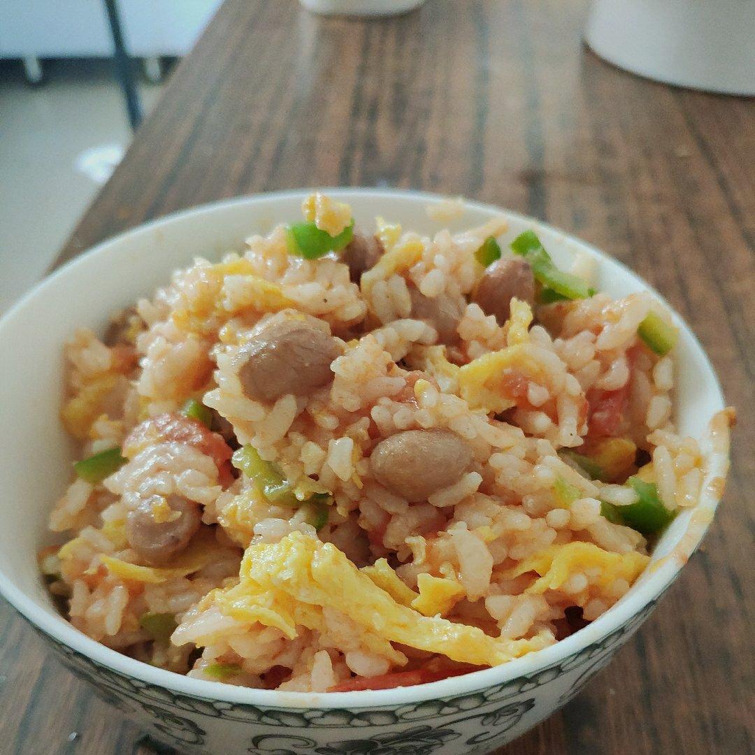 西红柿鸡蛋炒饭