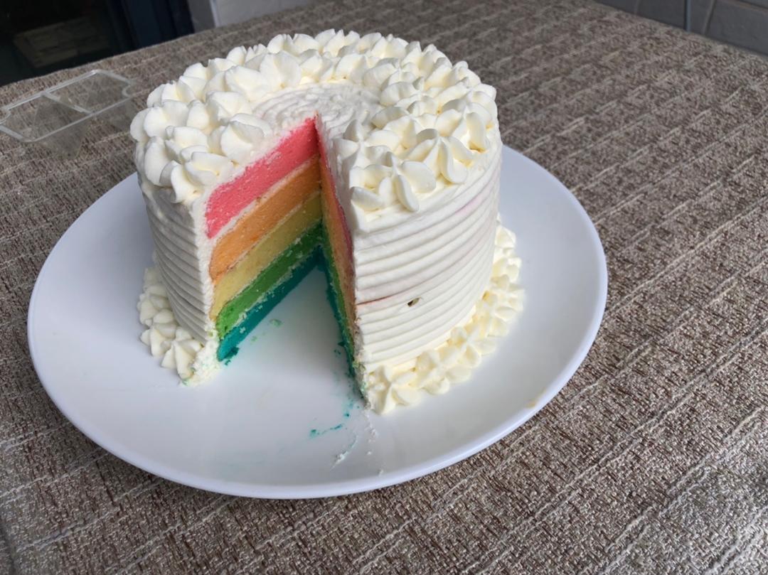 6寸彩虹蛋糕
