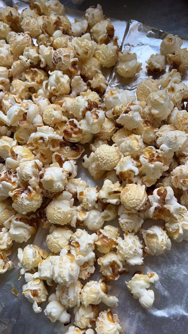 一招搞定小朋友的黄油焦糖爆米花，简单又好吃