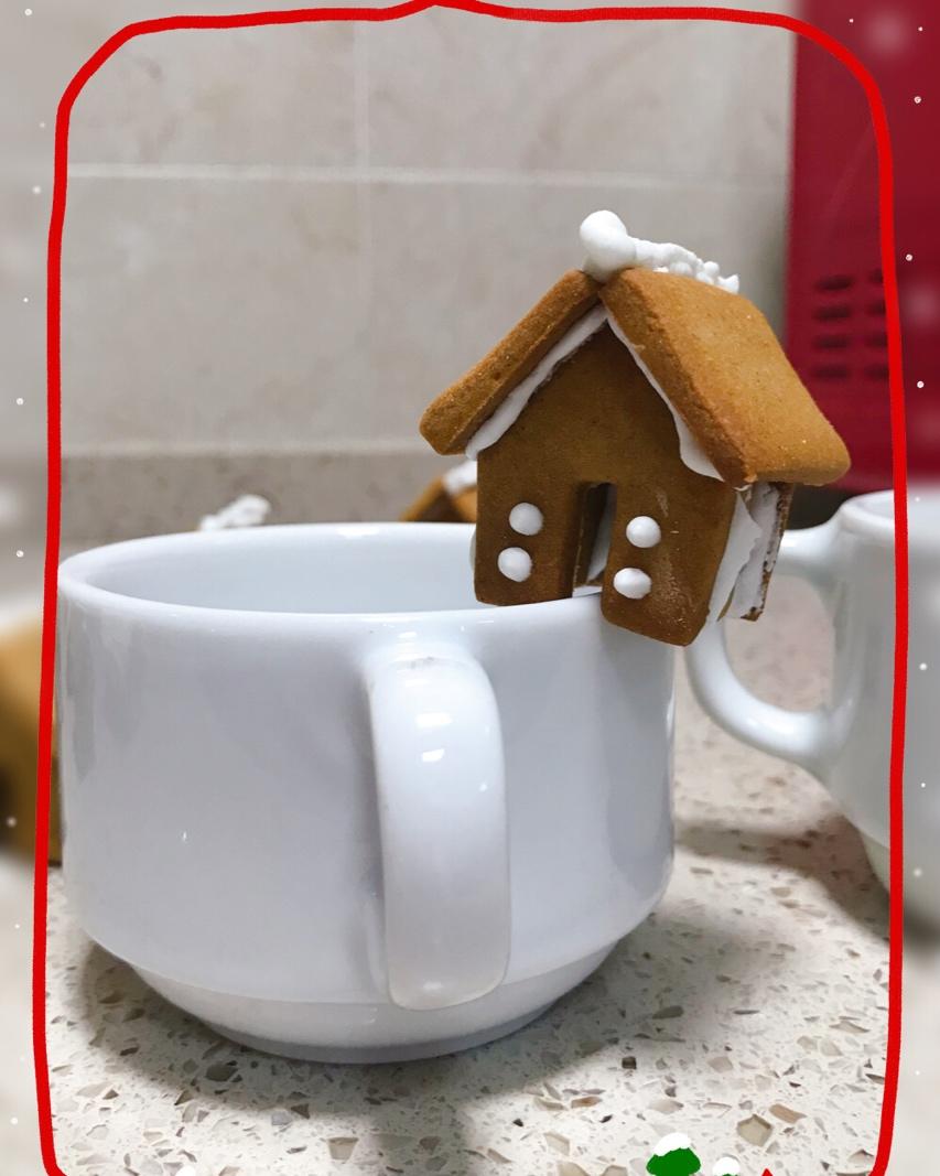 糖霜饼干圣诞迷你姜饼屋