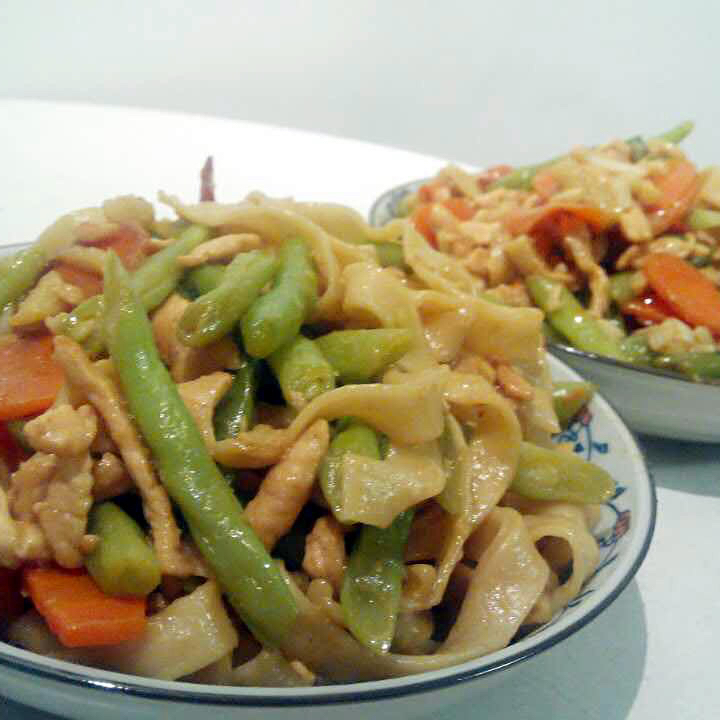 豆角焖面