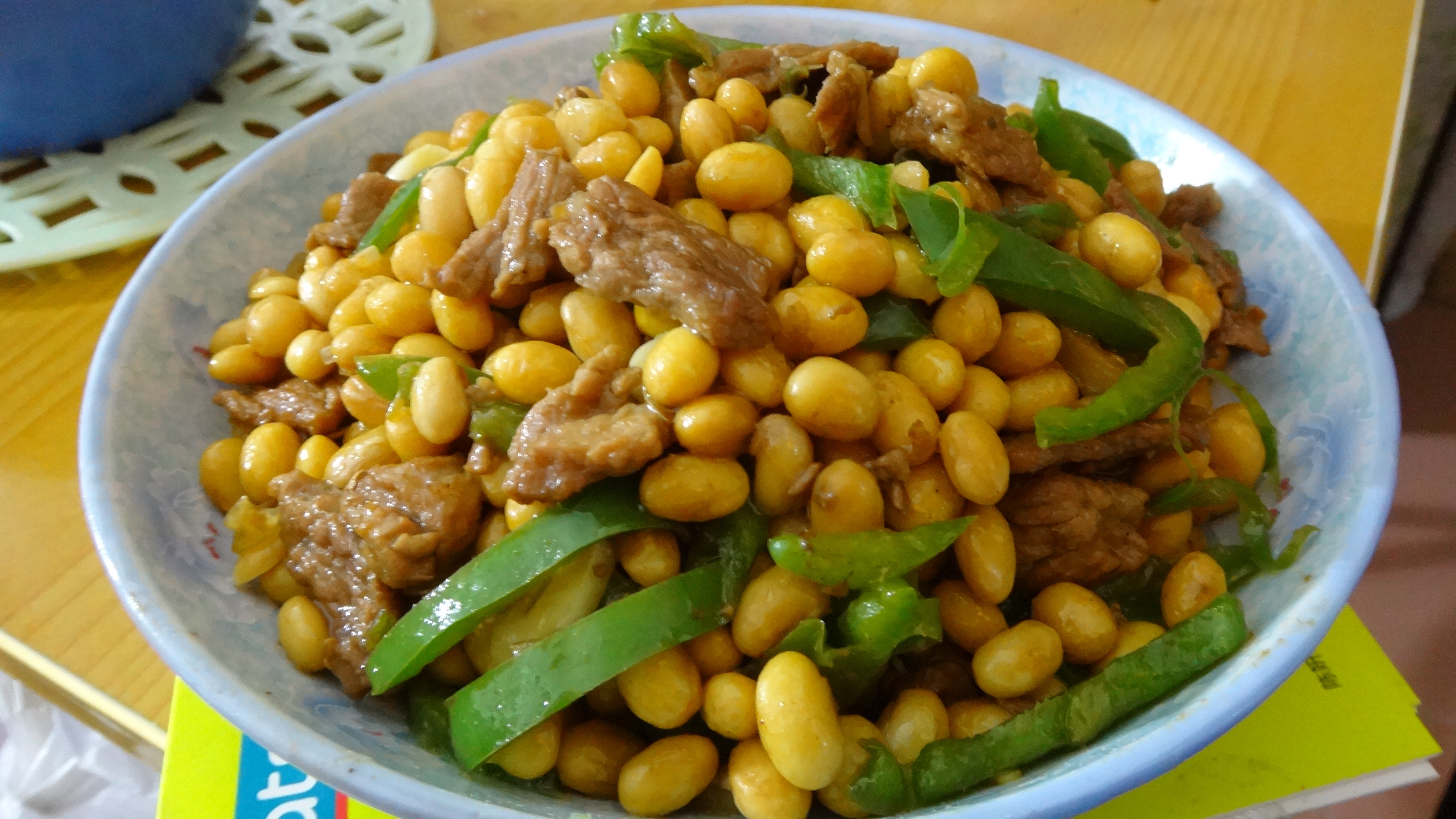 黄豆炒肉