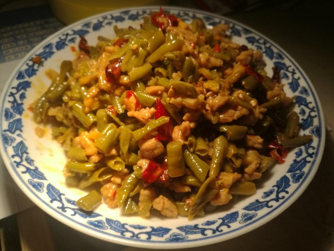 酸豆角肉沫