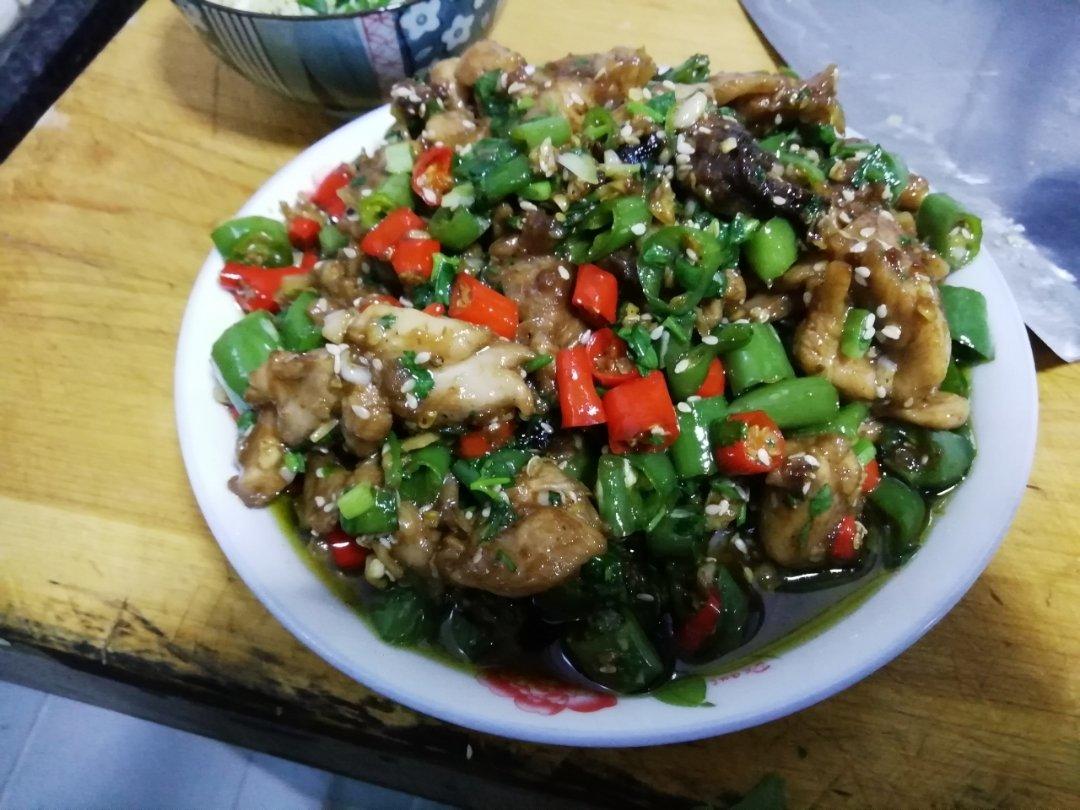 蒜味辣鸡块
