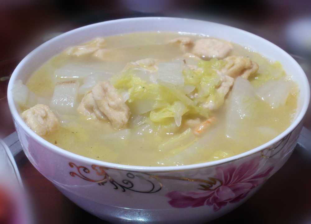 lisa的厨房做的白菜豆泡