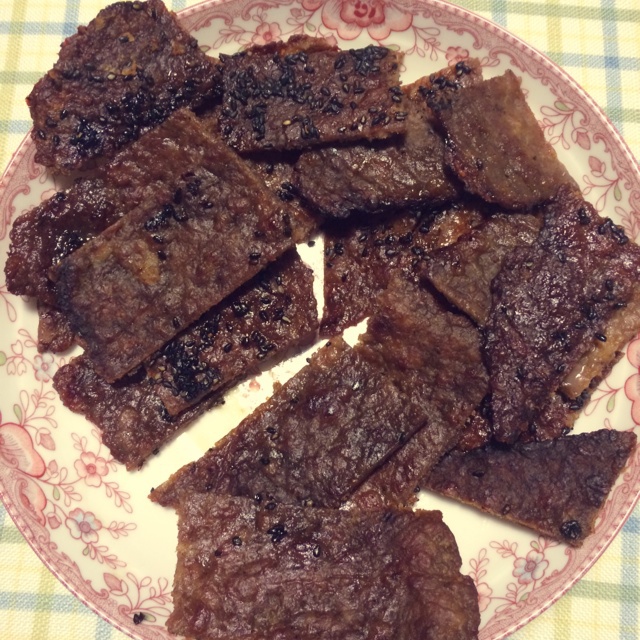 自制猪肉脯