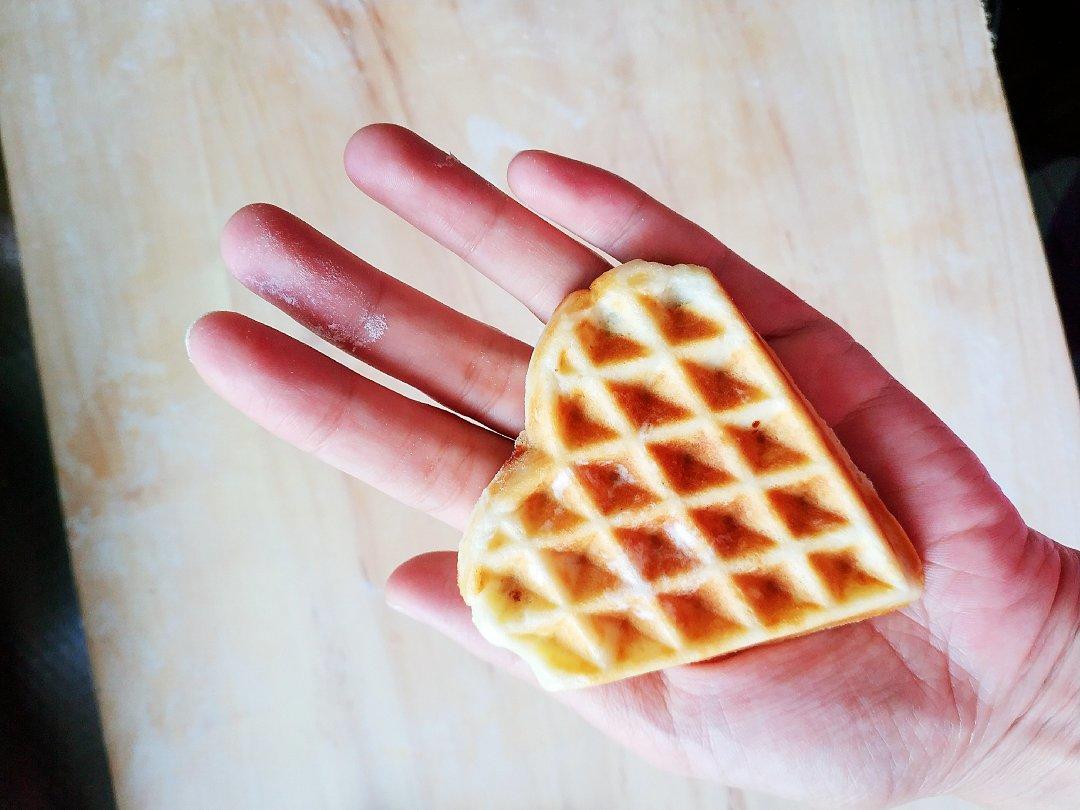 不加一滴水的山药华夫饼
