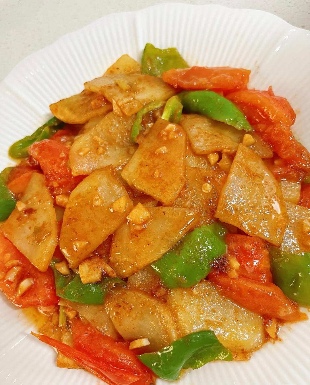 西红柿炒土豆