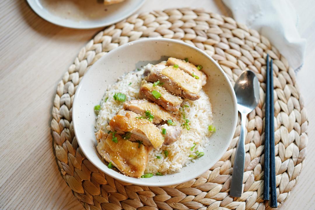 没有盐焗鸡粉也能做的盐焗鸡米饭🍚的做法