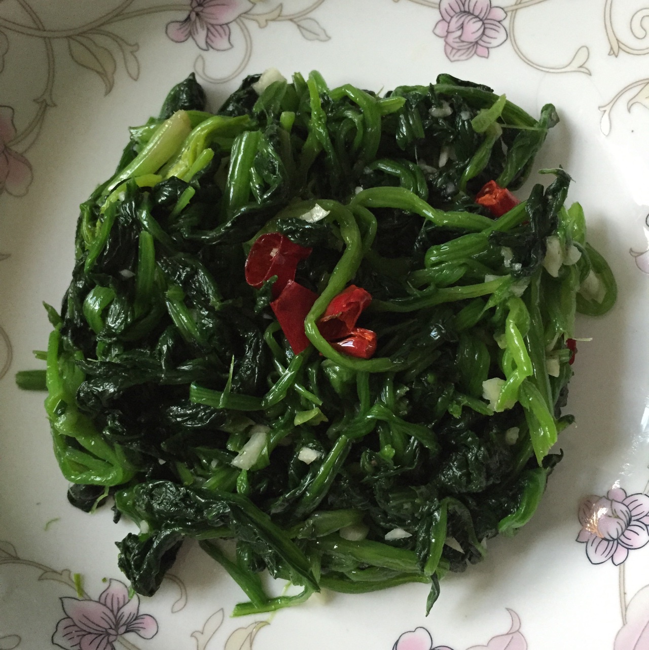 凉拌菠菜