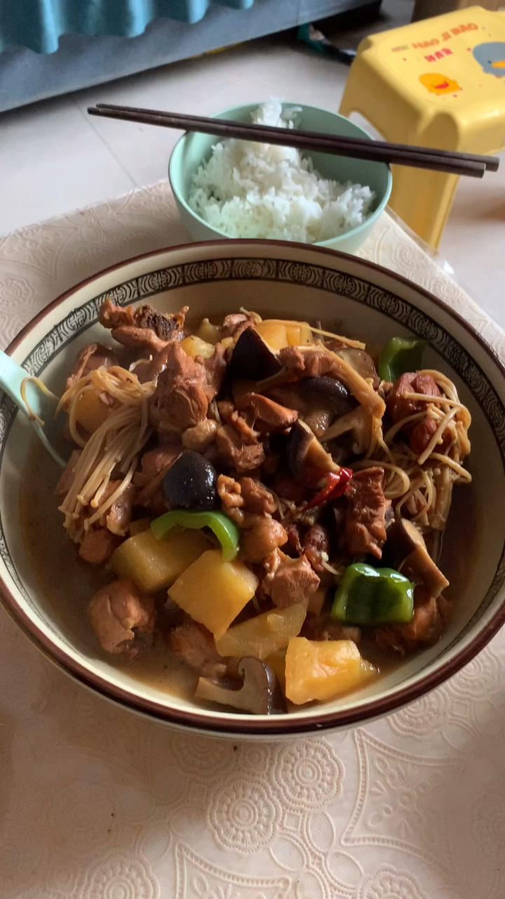 秒杀饭馆味道的【黄焖鸡米饭】