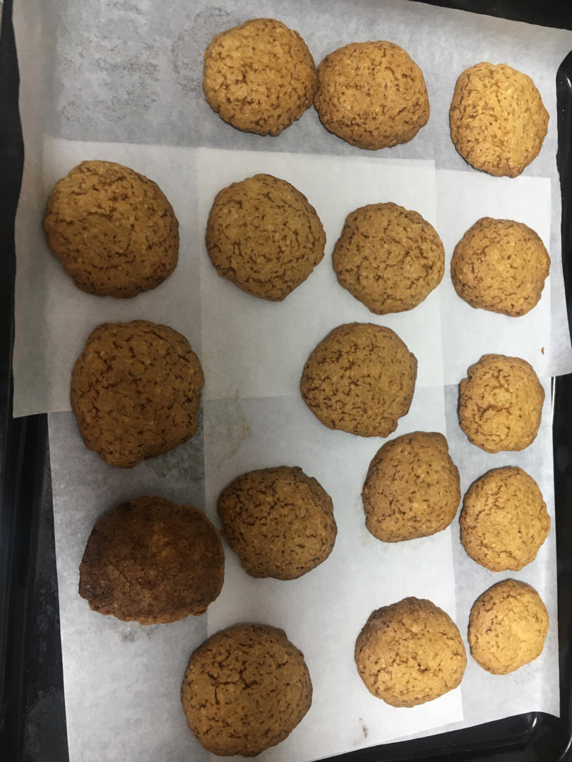 低脂高纤~椰蓉蔓越莓燕麦脆饼