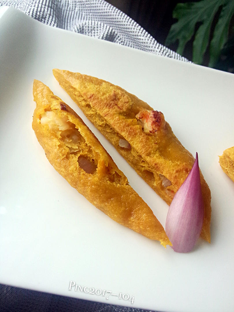 超厚南瓜虾仁饼