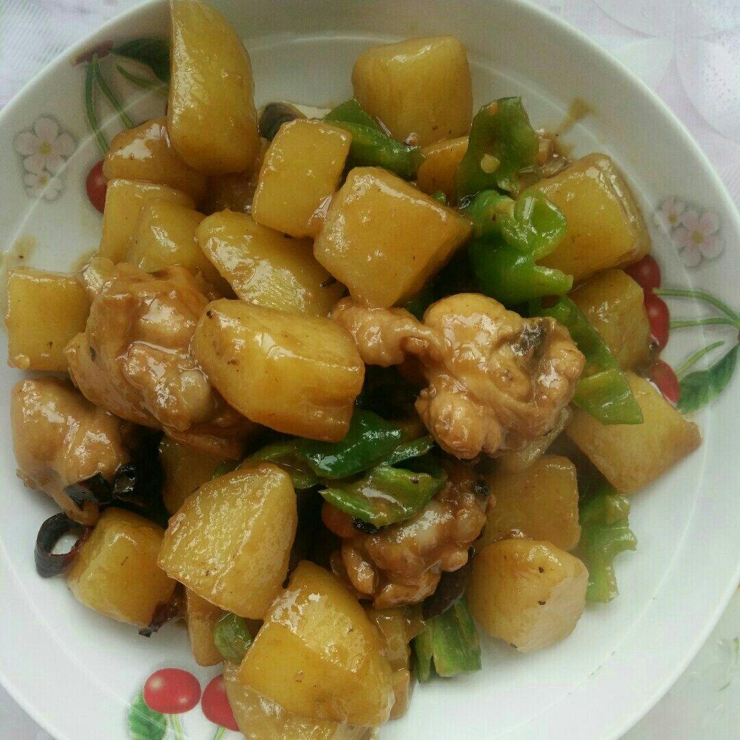 鸡翅根炖土豆