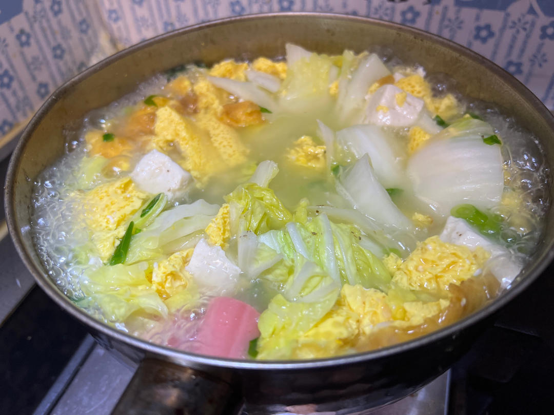 白菜豆腐汤