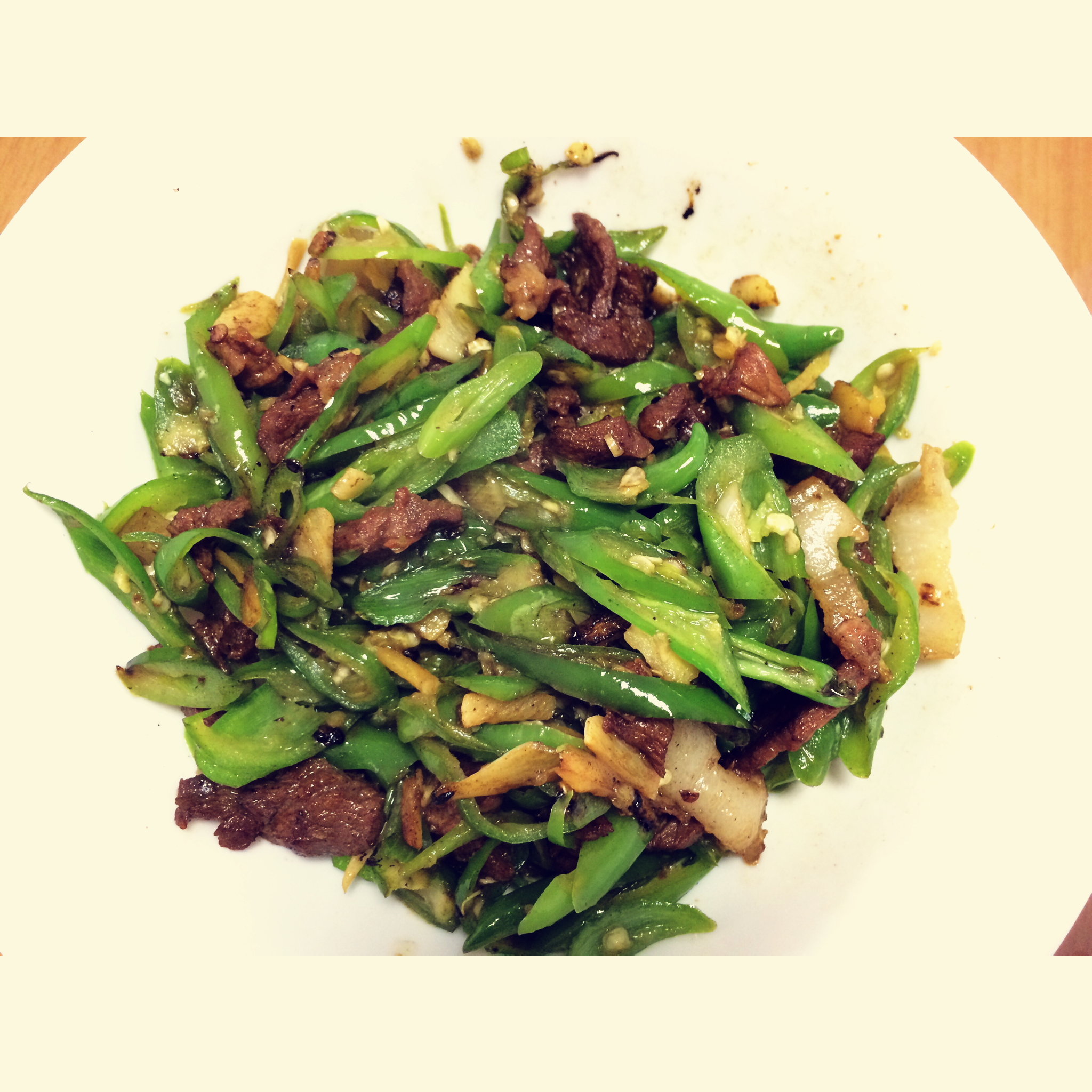 青椒肉丝