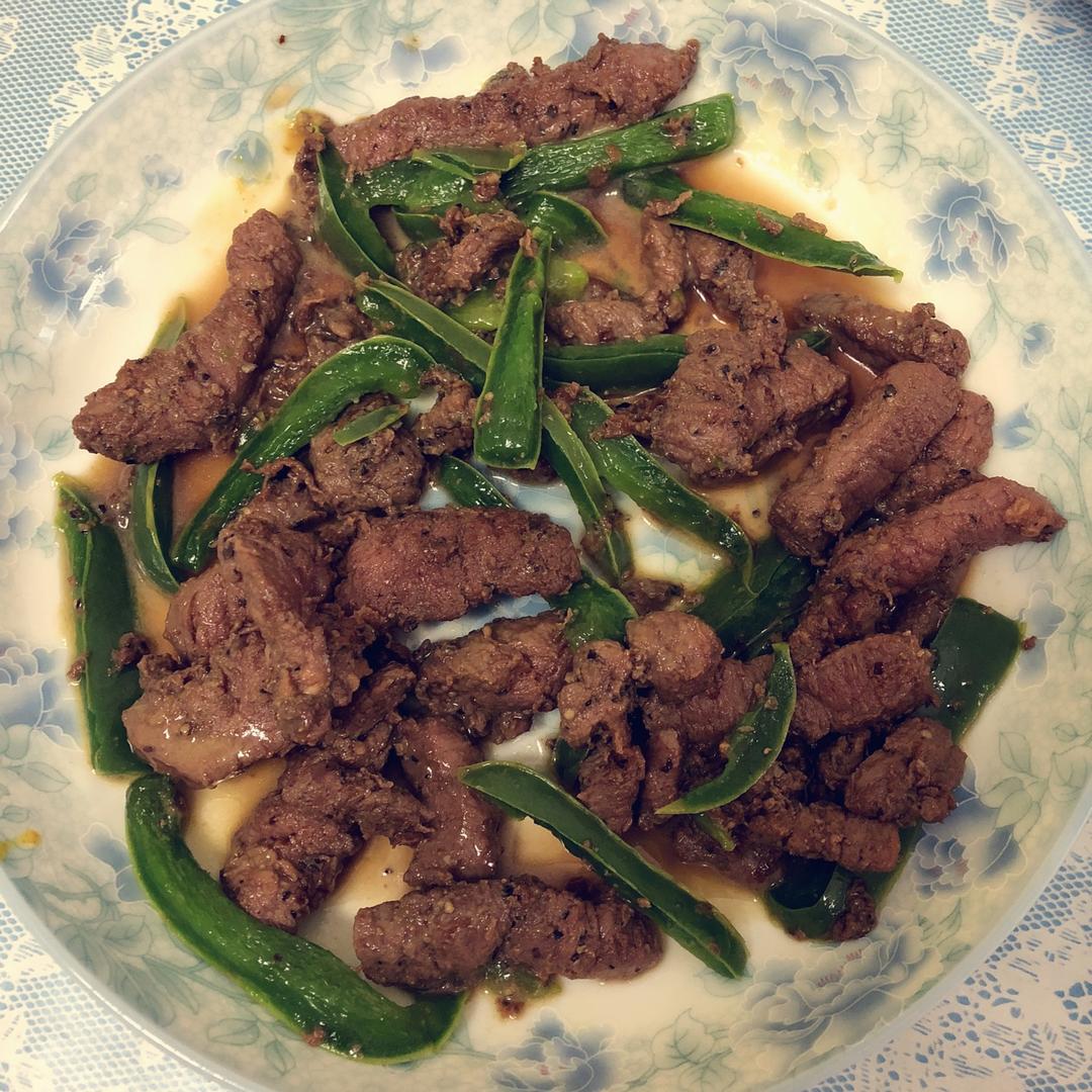 超级嫩的青椒牛肉丝