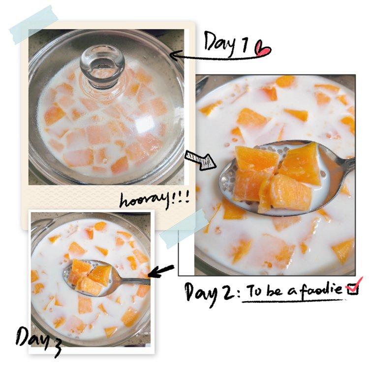 木瓜牛奶西米露