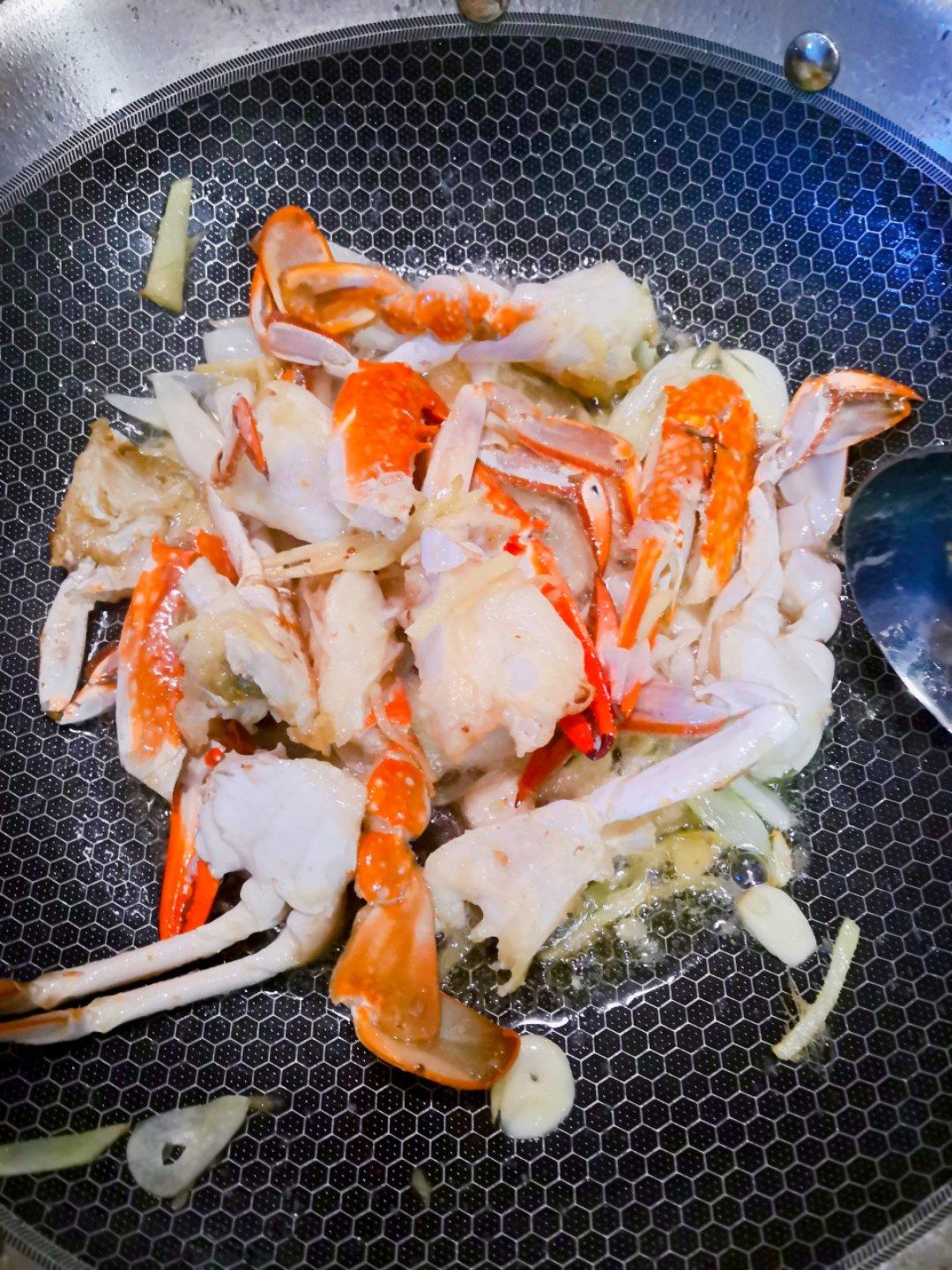 葱姜炒梭子蟹