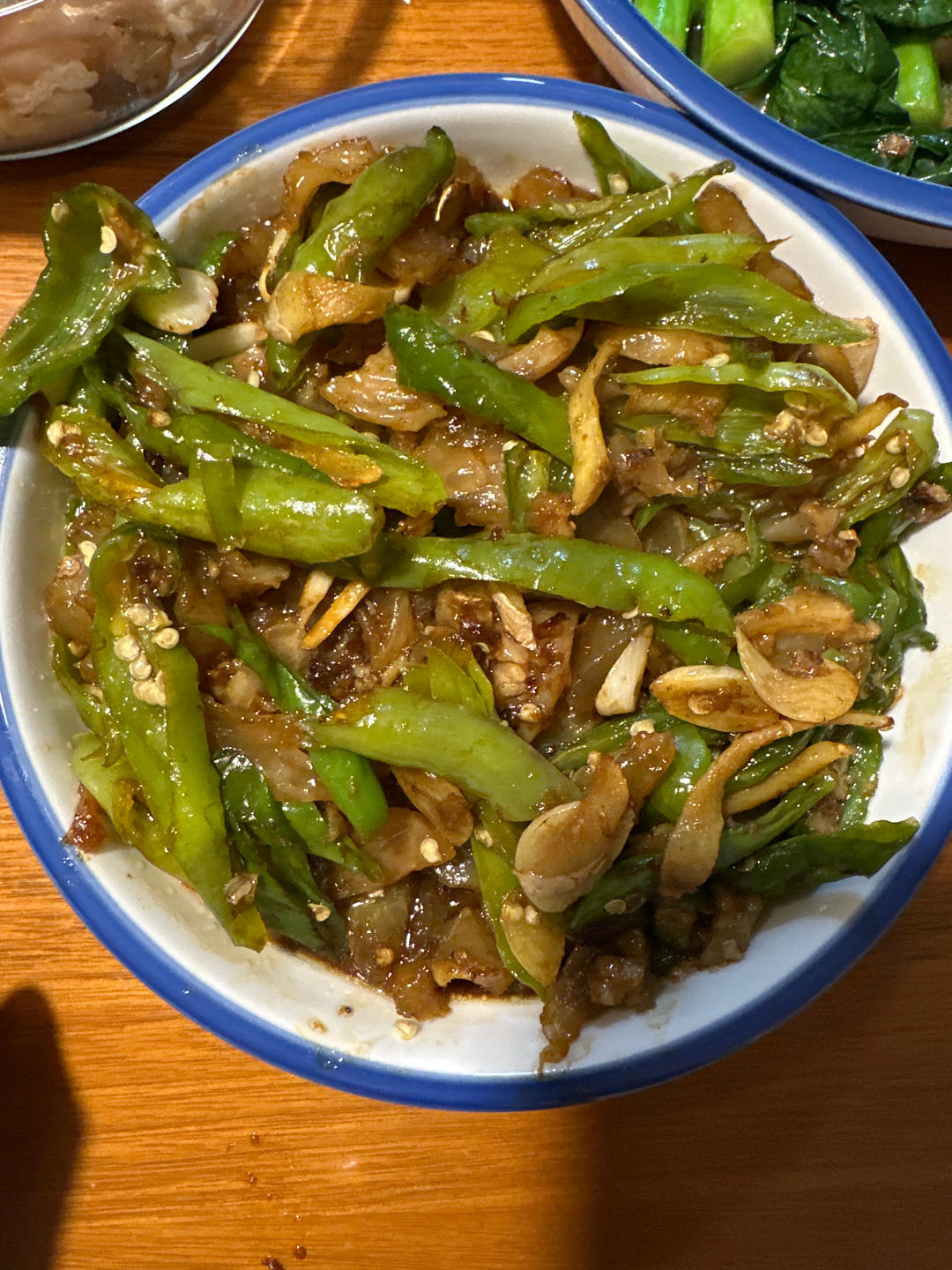 青椒炒牛蹄筋