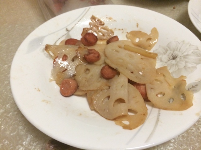 清炒莲藕
