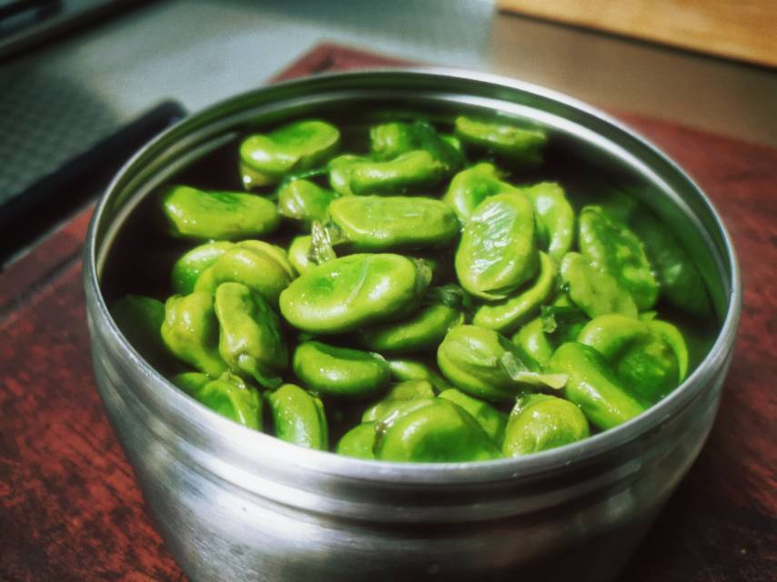 无比鲜美的葱油蚕豆