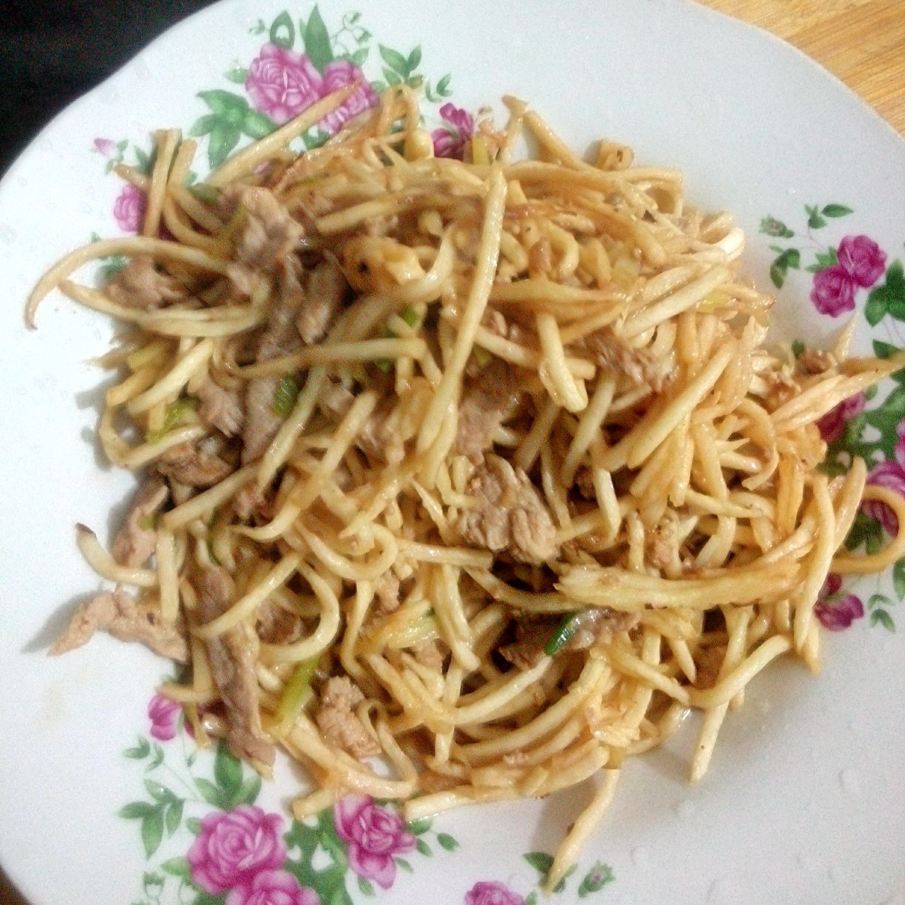 茭白肉丝