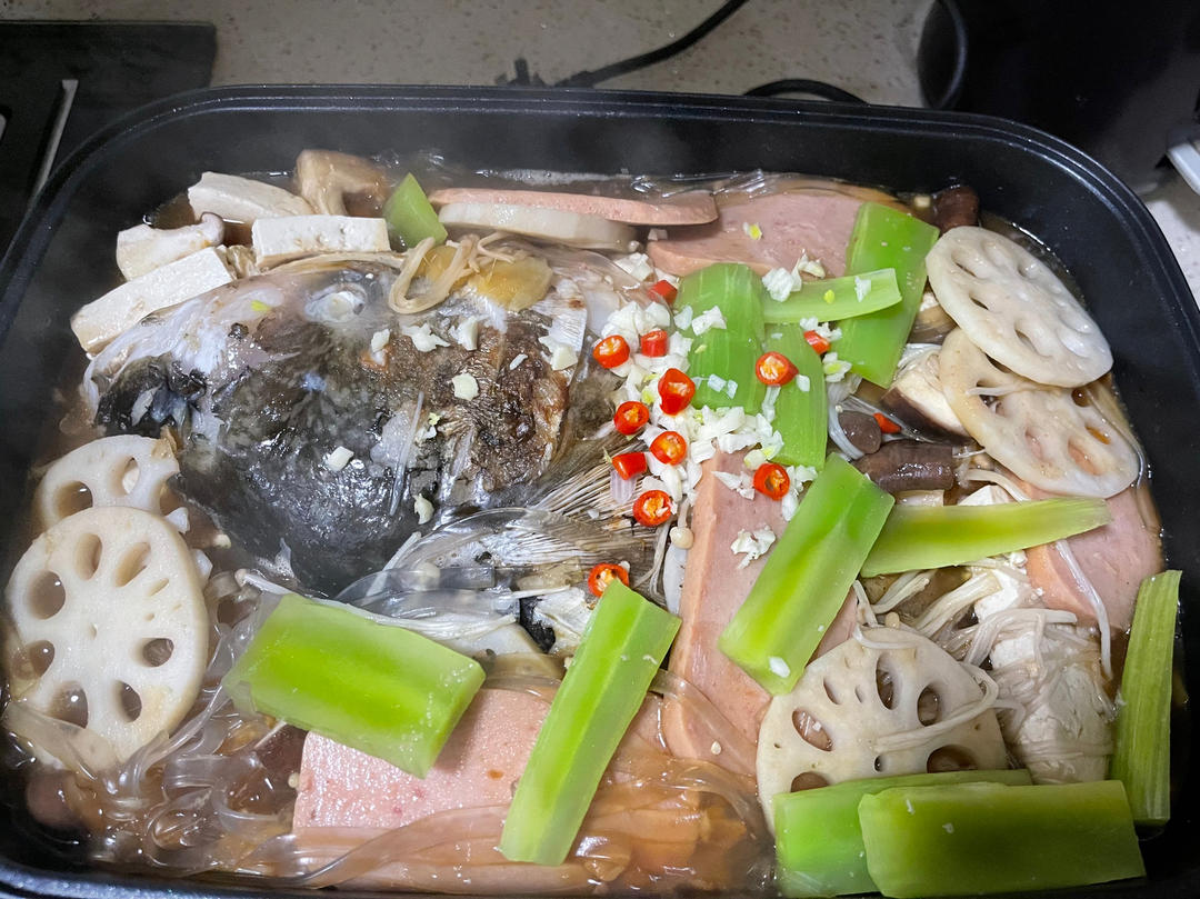 摩飞锅酱焖海鲈鱼