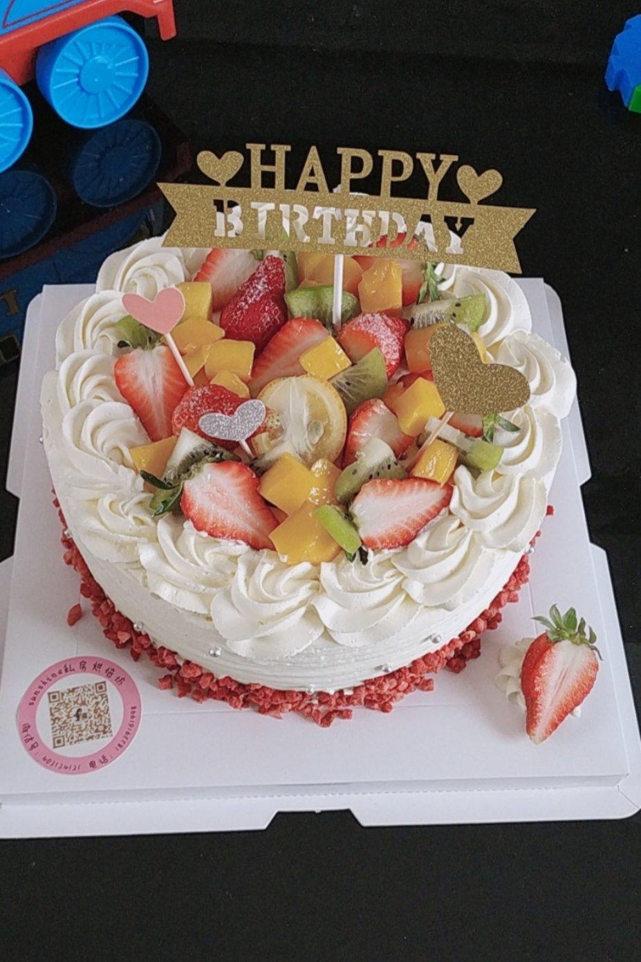 《Tinrry+》草莓奶油蛋糕（8寸配方）