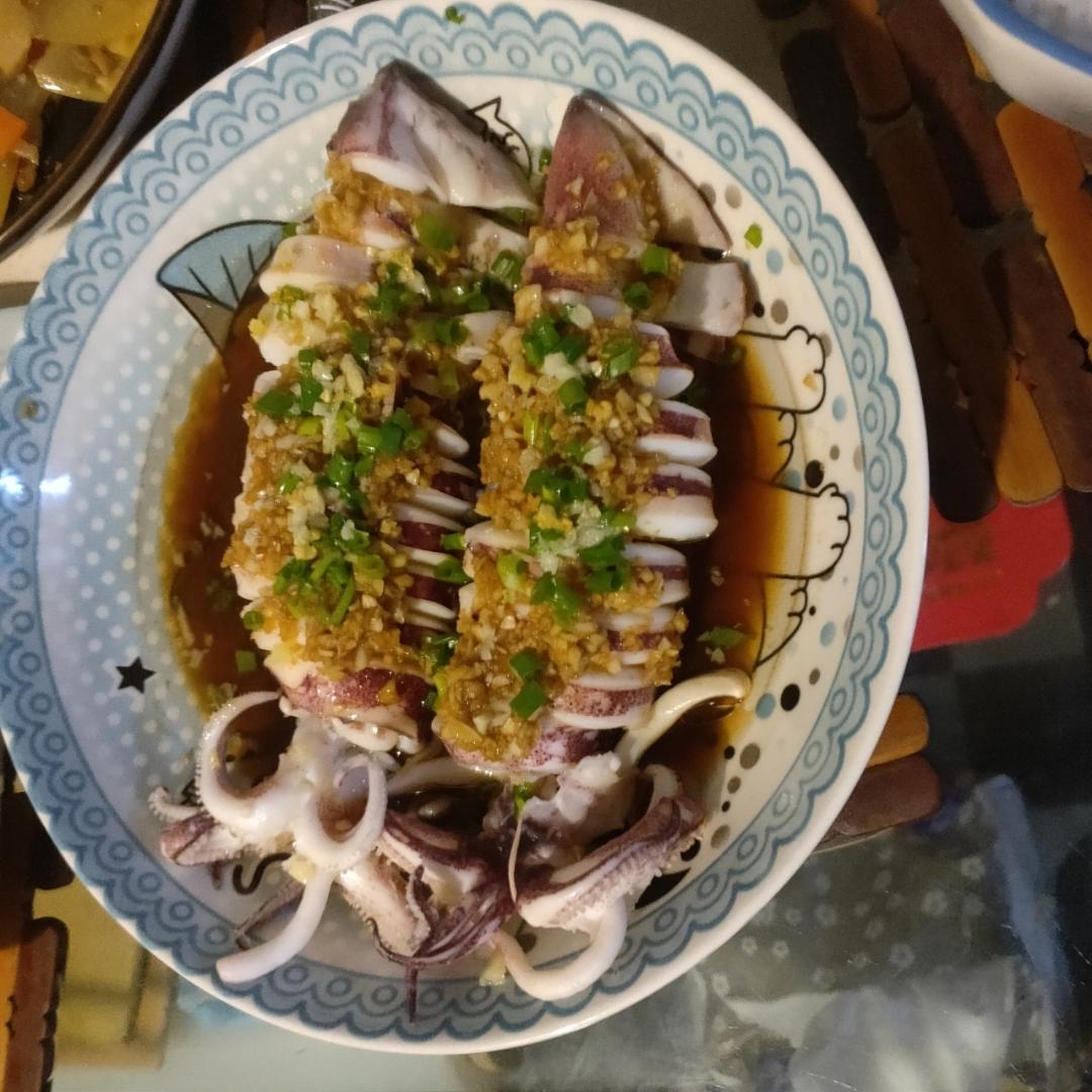 【0577】白灼大管鱿鱼（含料汁做法）  <302小厨房>