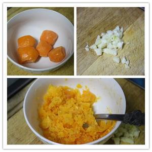 咸蛋黄炒卷心菜的做法 步骤2