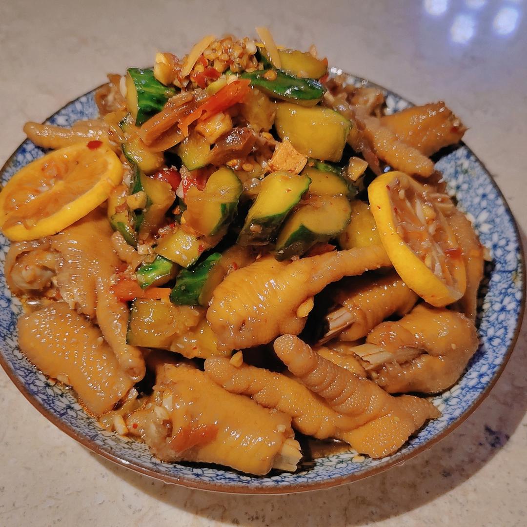 夏季酸辣开胃鸡爪