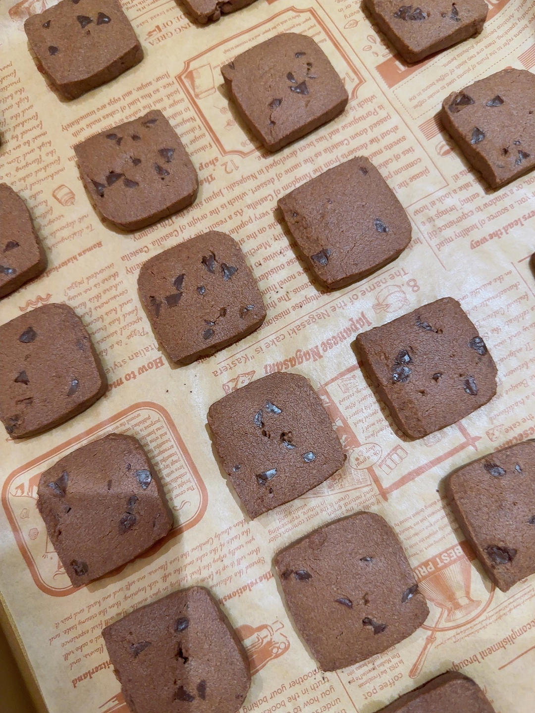 🍫巧克力豆豆脆曲奇🍪的做法