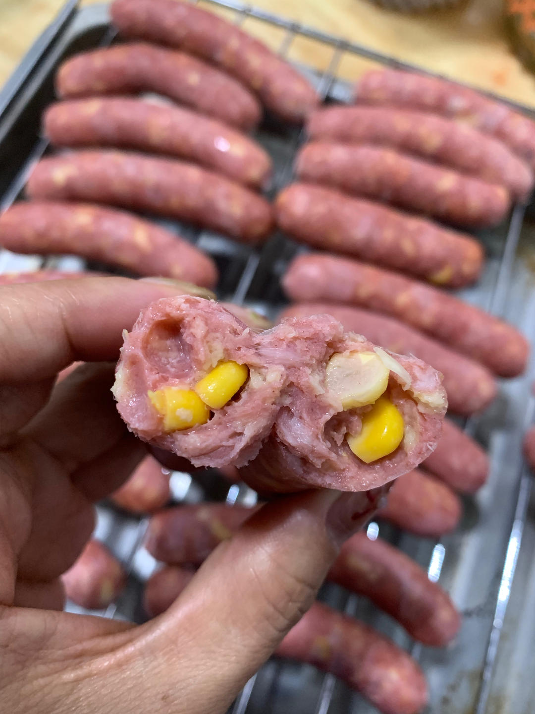 Q弹多汁的自制台式脆皮肠——绝对秒杀市售
