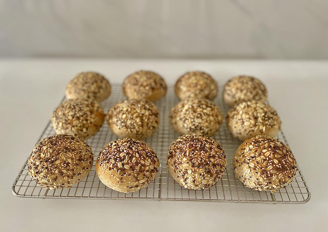 低卡椰子油全麦餐包