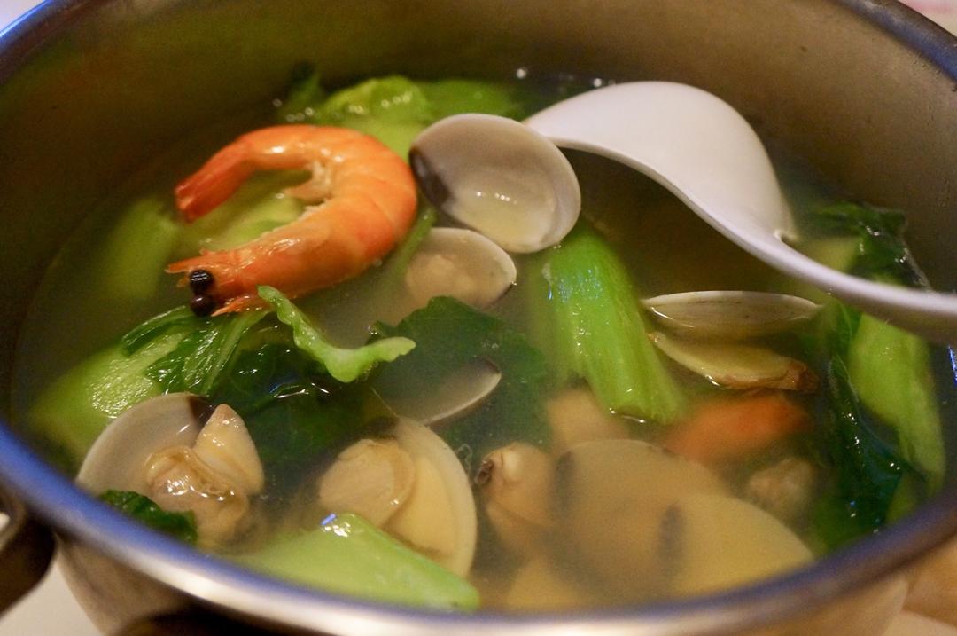 张小q做的沙白芥菜汤