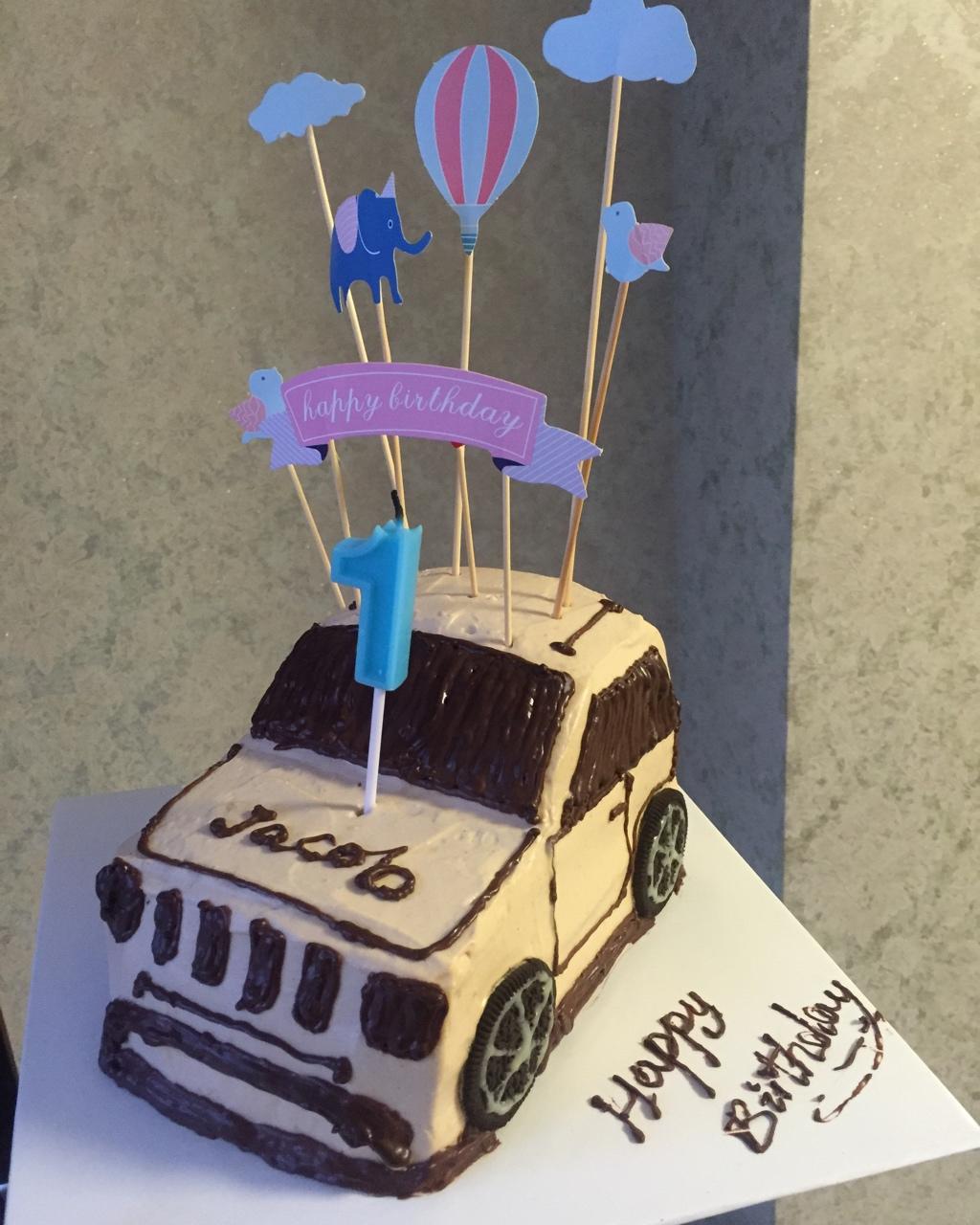 最潮的Jeep car cake汽车蛋糕