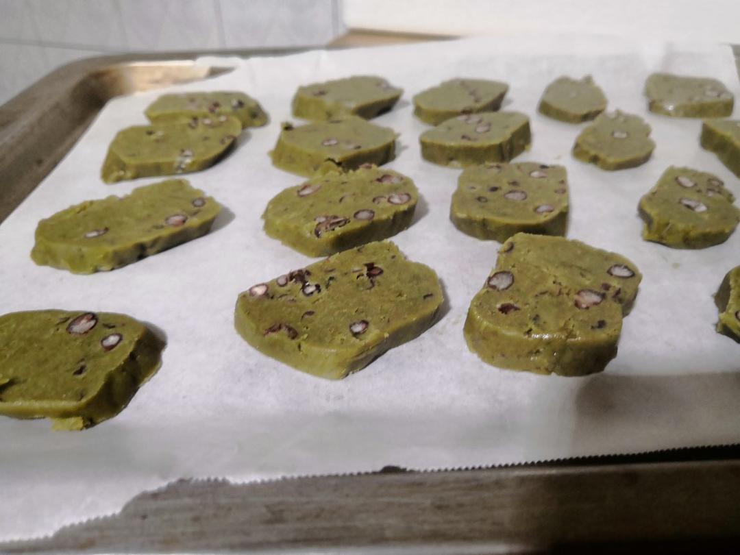 抹茶红豆饼干
