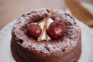 栗子奶油巧克力蛋糕的做法 步骤20