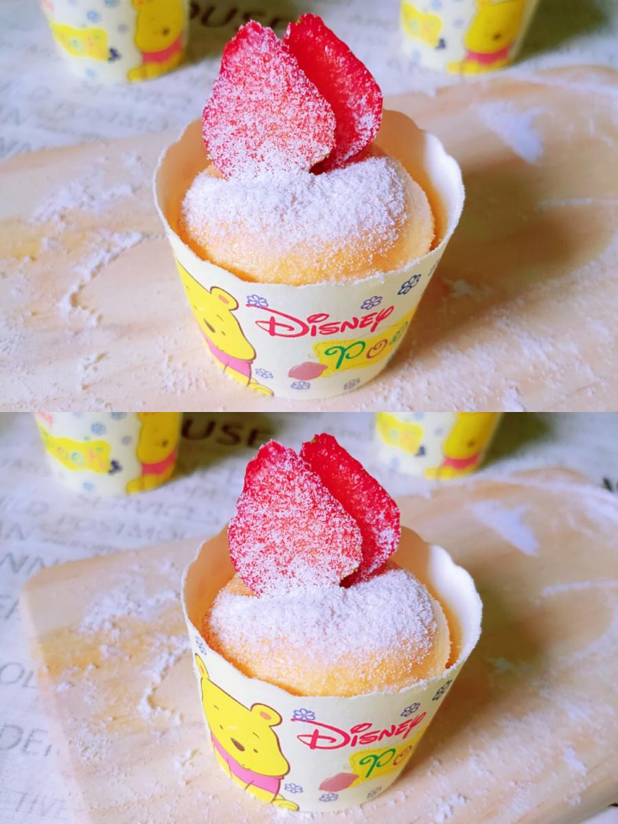 不开裂不塌陷的纸杯蛋糕的做法