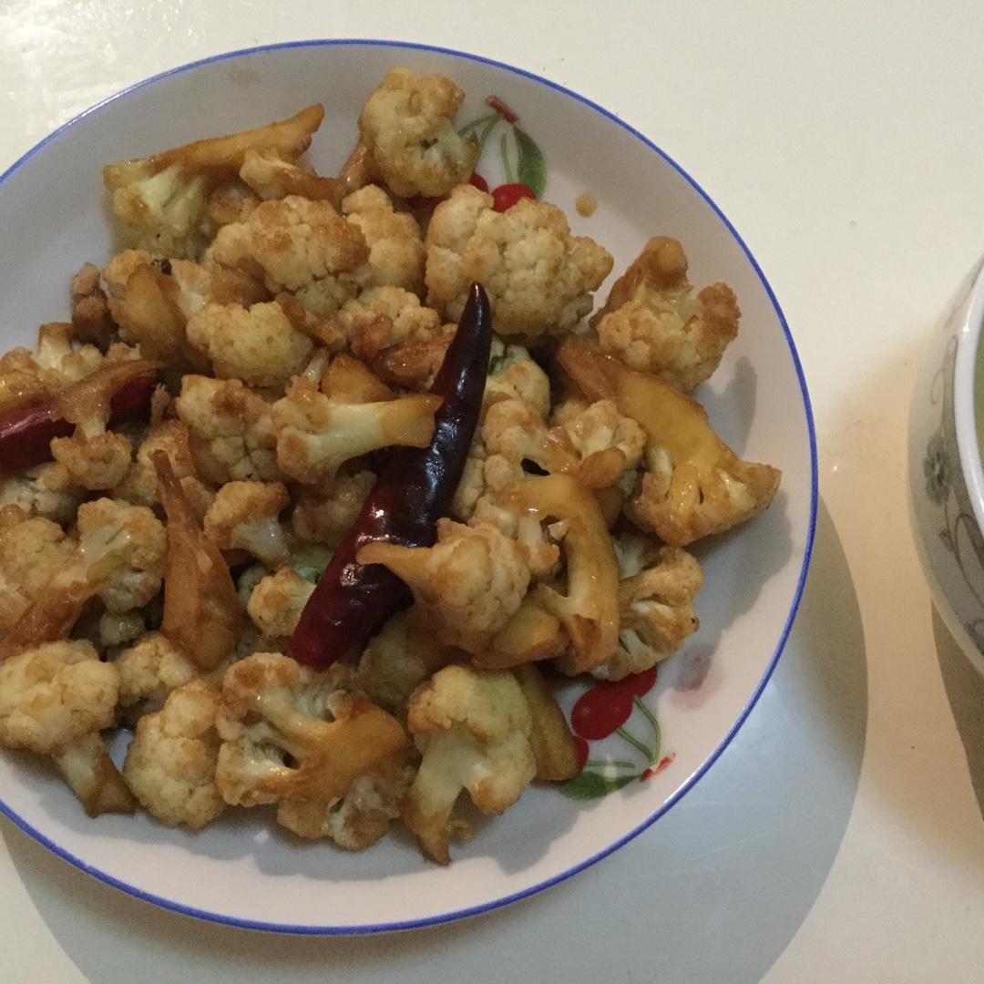 素烧菜花