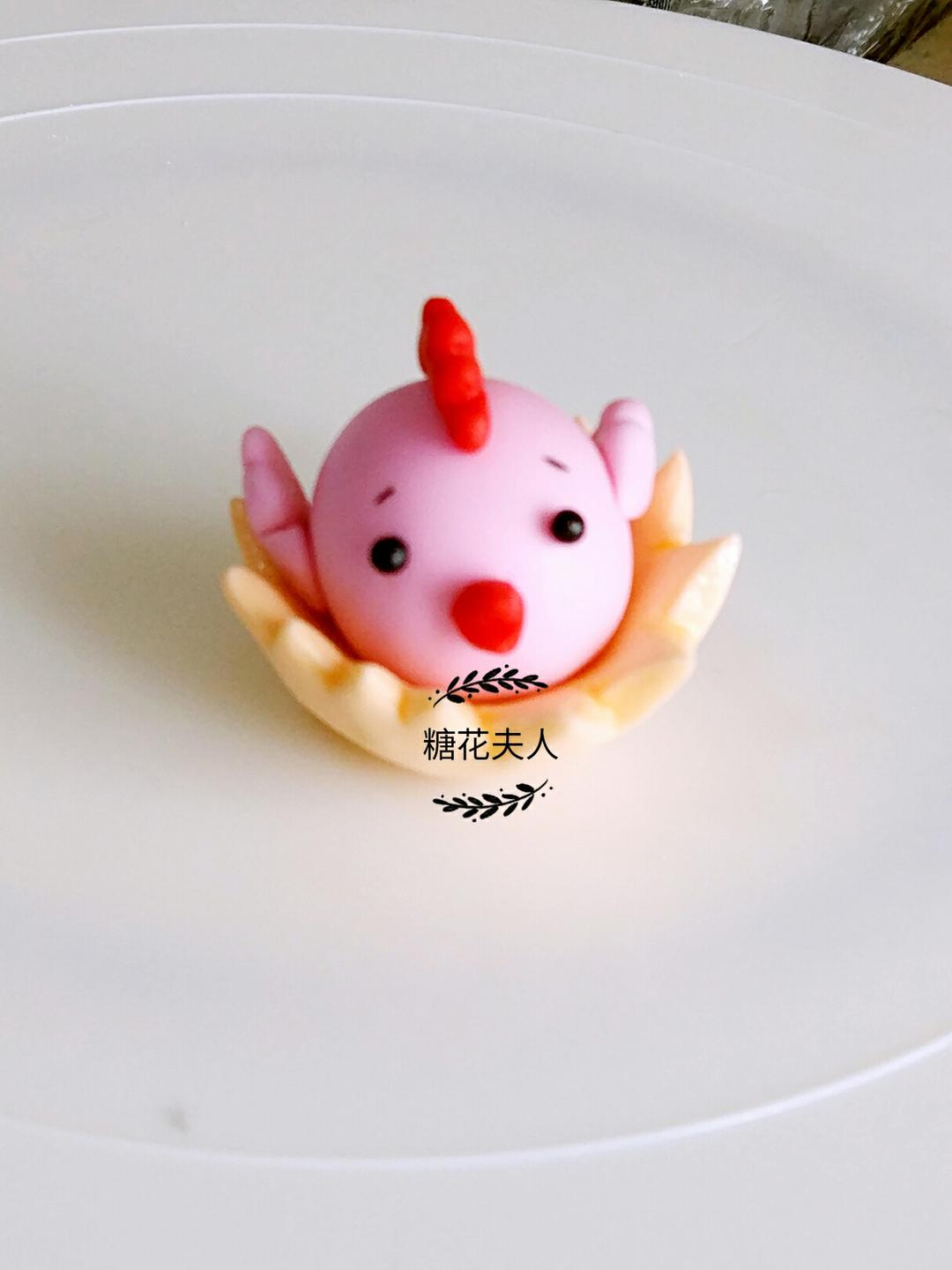 小鸡快乐——翻糖蛋糕的做法的做法
