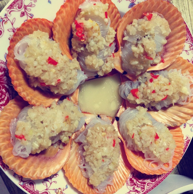 蒜蓉粉丝蒸扇贝
