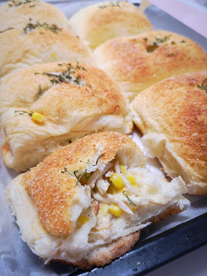 芝士熏鸡面包（万用方子）