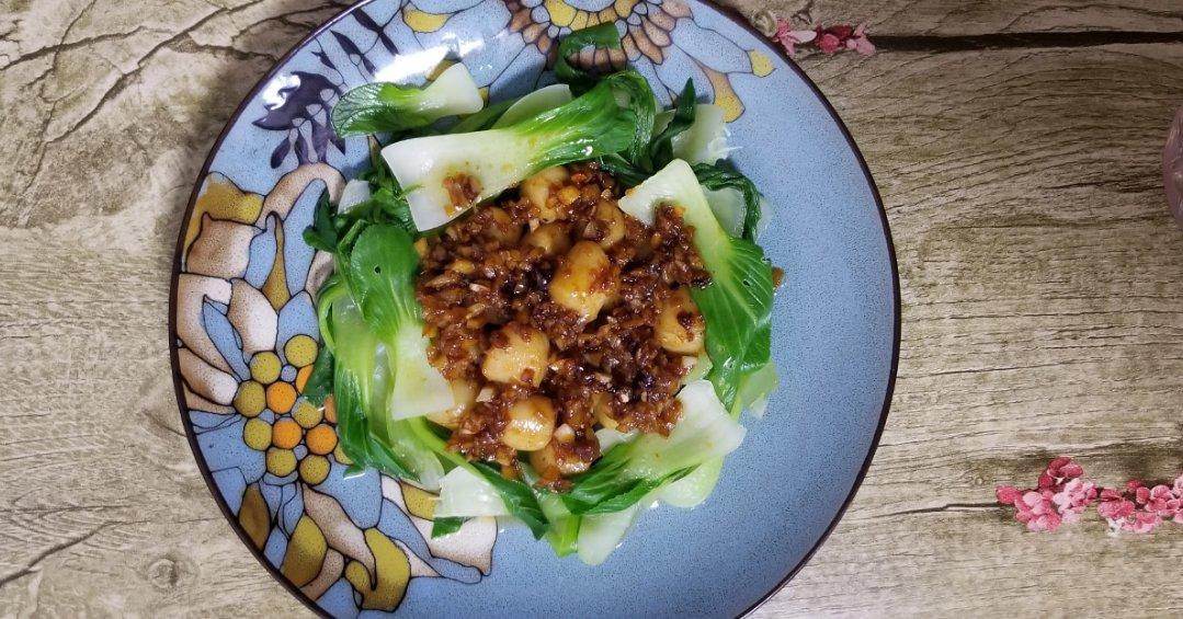 蒜蓉豉油煎鲜贝